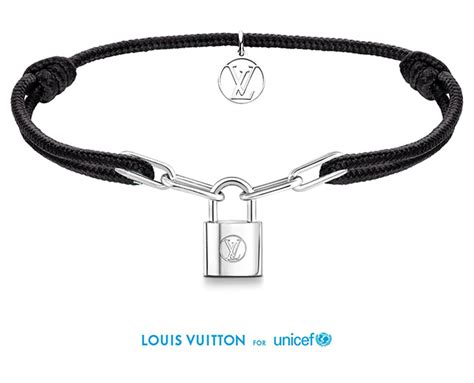 lv for unicef bracelet|louis vuitton silver lockit bracelet.